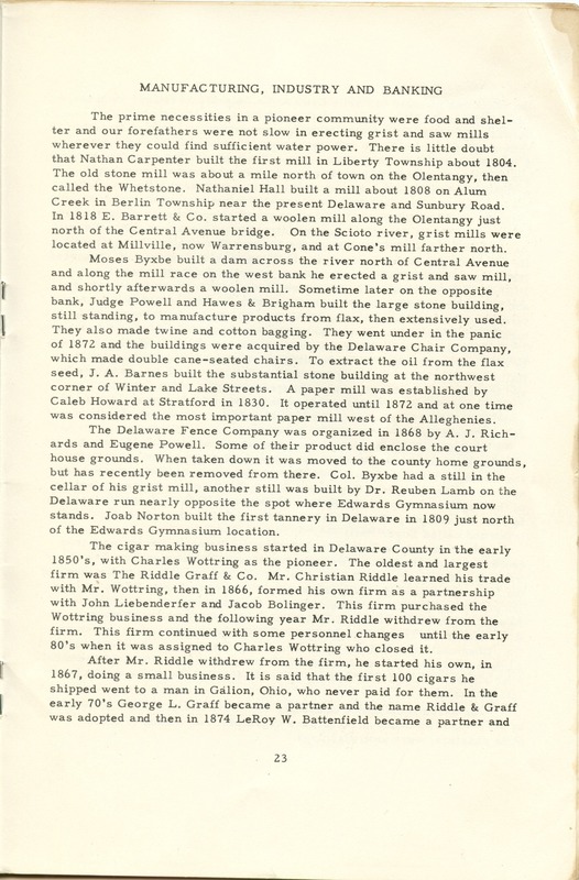 Delaware County Historical Society (p. 21)