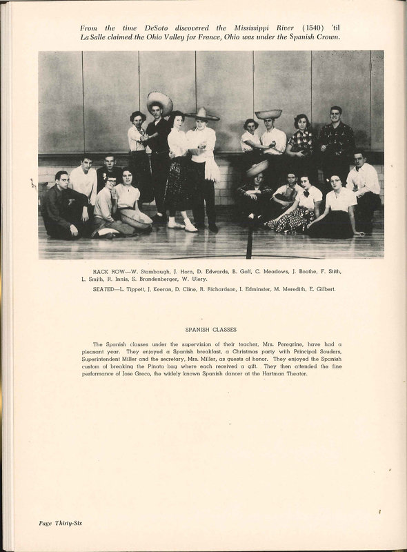 Big Walnut High School Yearbook. 1953: The Flame (p. 35)