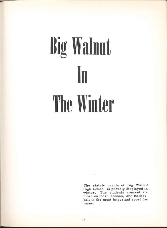 Big Walnut High School Yearbook. 1954: The Flame (p. 16)