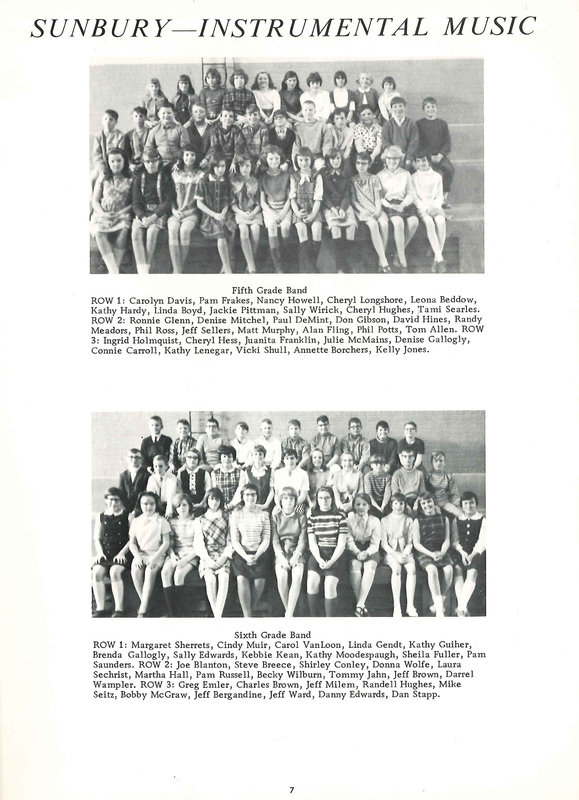 Big Walnut Elementary Schools, Nineteen Hundred and Sixty-nine. (p. 9)