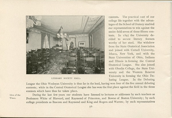 Bulletin of Ohio Wesleyan University (p. 58)