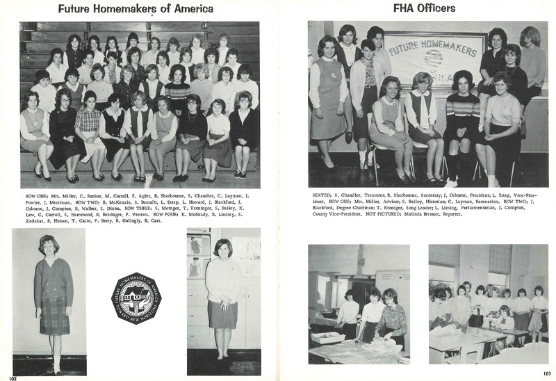 Big Walnut High School Yearbook. 1965: The Flame (p. 54)