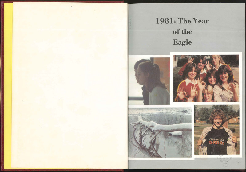 Big Walnut High School Yearbook. 1981: Eagle (p. 3)