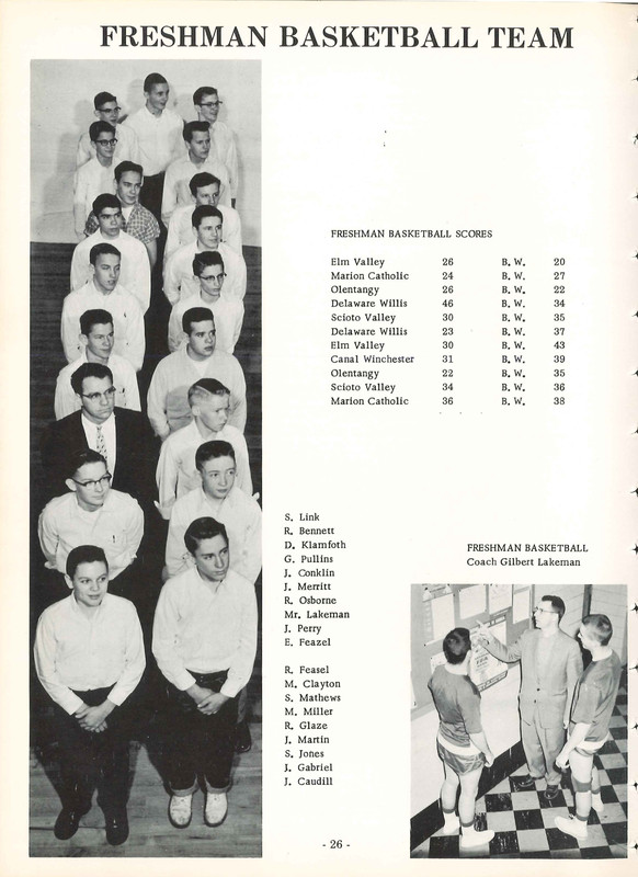 Big Walnut High School Yearbook. 1958: The Flame (29)