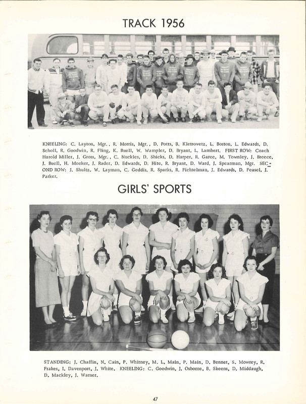 Big Walnut High School Yearbook. 1957: The Flame  (50)