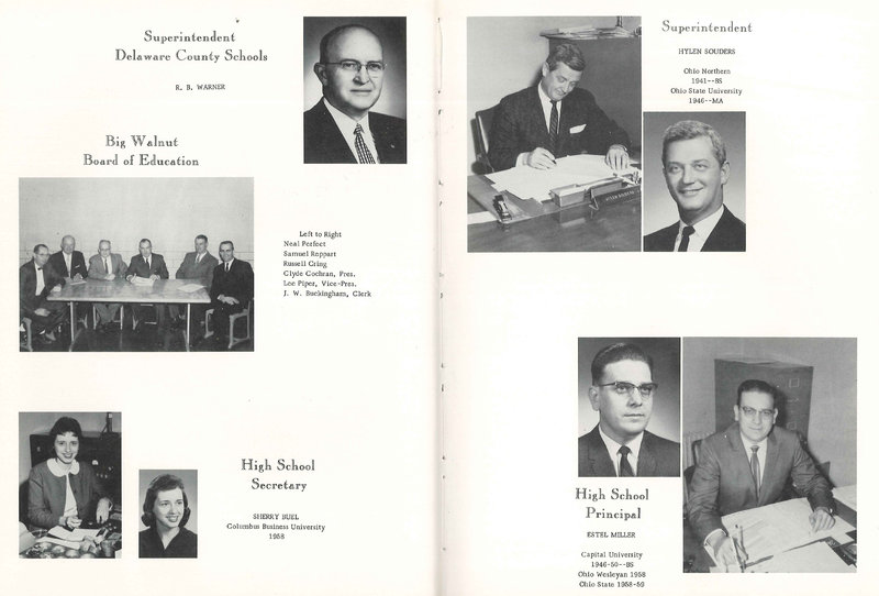 Big Walnut High School Yearbook. 1962: The Flame (6)