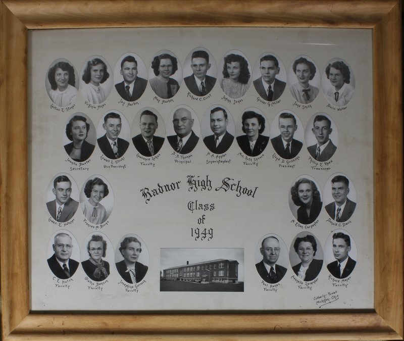 Radnor High School Senior Class Picture 1949