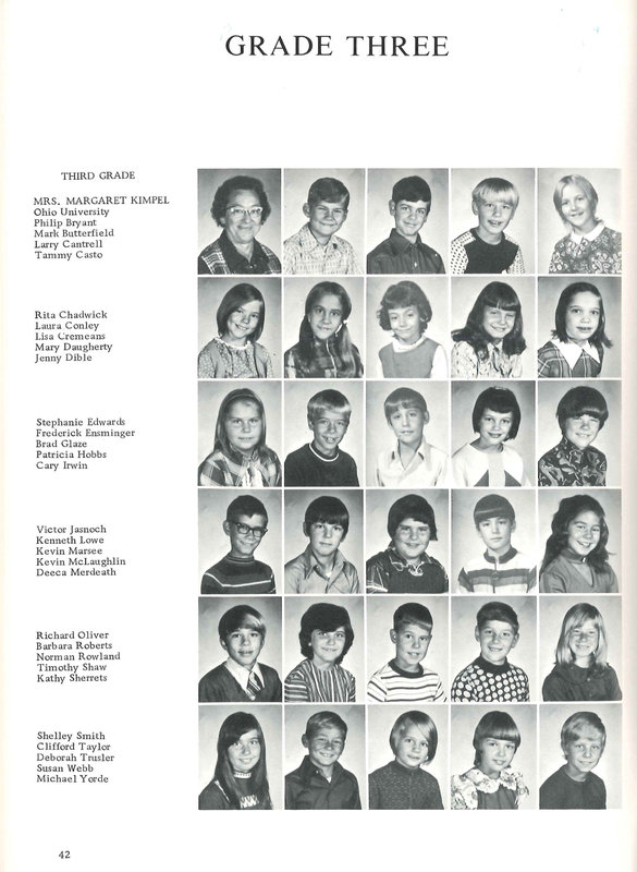 Big Walnut Elementary School. Galena, Harlem, Sunbury, Middle School. 1972-1973 (p. 44)