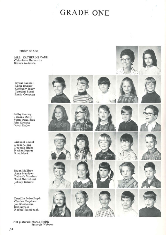 Big Walnut Elementary School. Galena, Harlem, Sunbury, Middle School. 1972-1973 (p. 56)