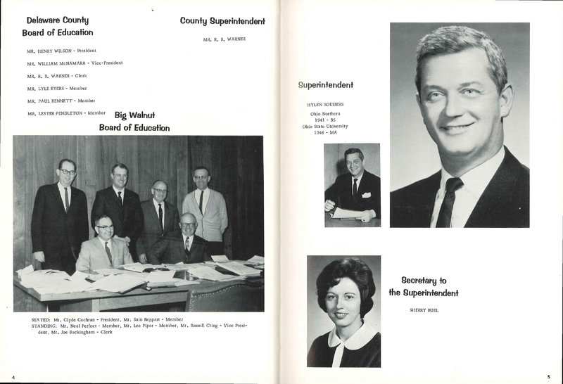 Big Walnut High School Yearbook. 1965: The Flame (p. 5)