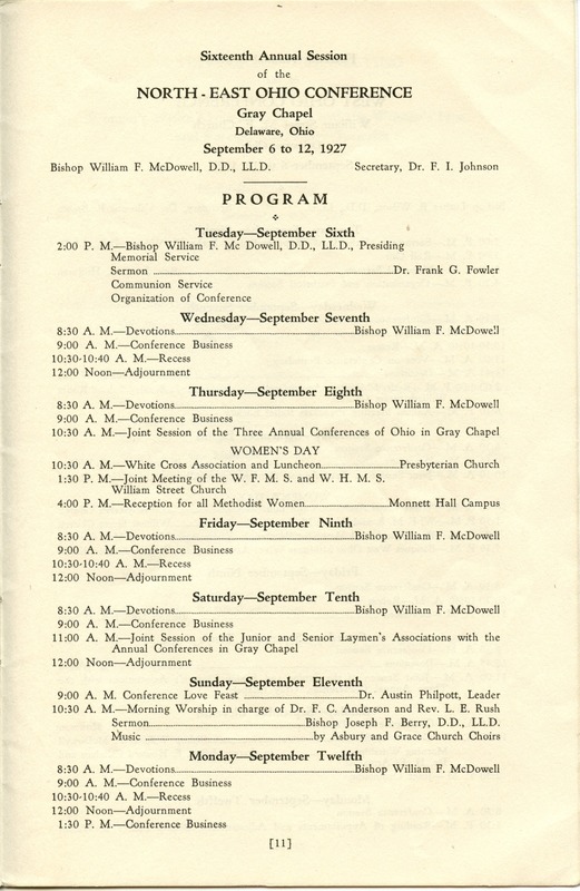 Tri-Conference Program (p. 13)