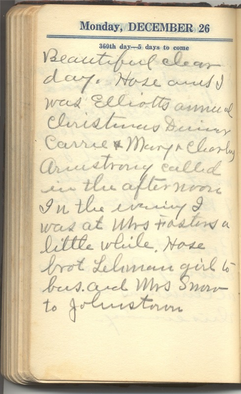 Roberta Hopkins' Diary 1927 (p. 366)