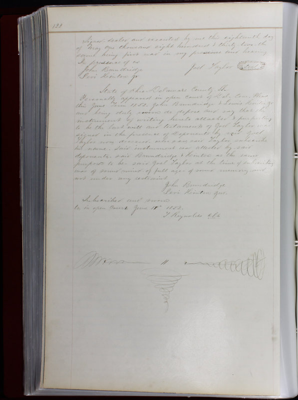 Delaware County Ohio Will Records Vol. 1 1812-1835 (p. 154)