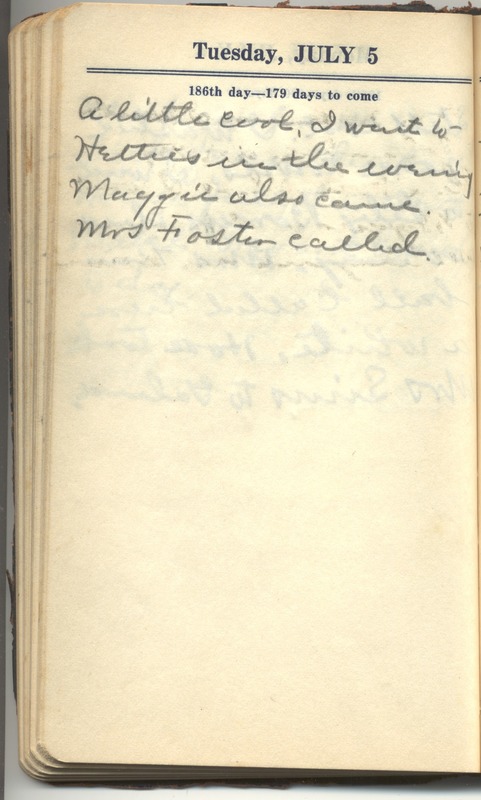 Roberta Hopkins' Diary 1927 (p. 192)