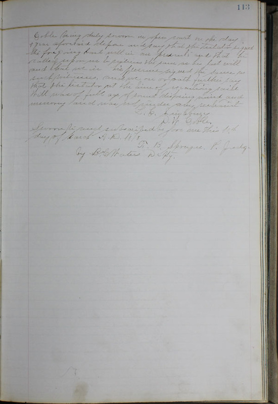 Delaware County Ohio Will Records Vol. 6 1876-1883 (p. 170)