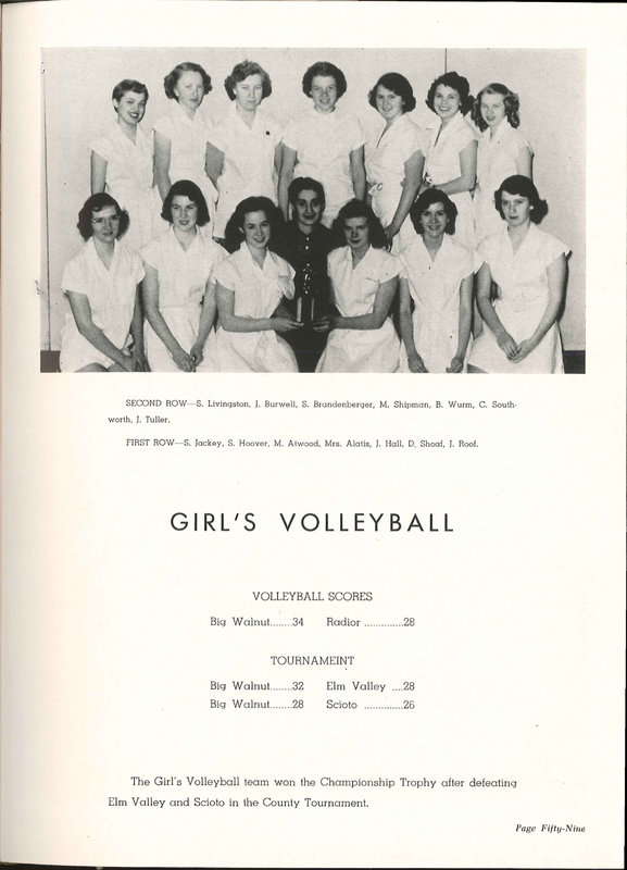 Big Walnut High School Yearbook. 1953: The Flame (p. 58)