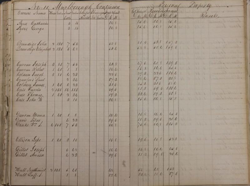 Delaware County Tax Duplicate 1828 Part 1 (p. 105)