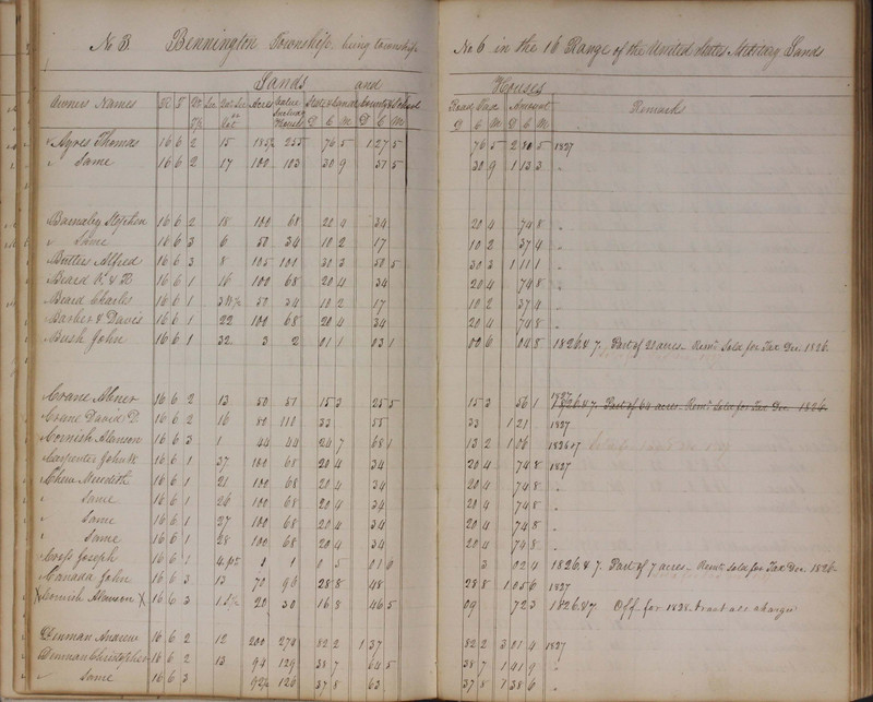 Delaware County Tax Duplicate 1827 (p. 31)