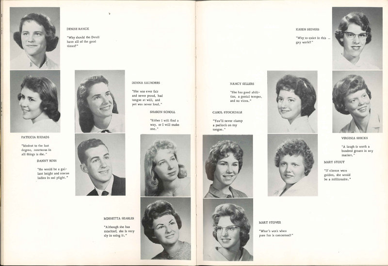 Big Walnut High School Yearbook. 1961: The Flame (p. 16)