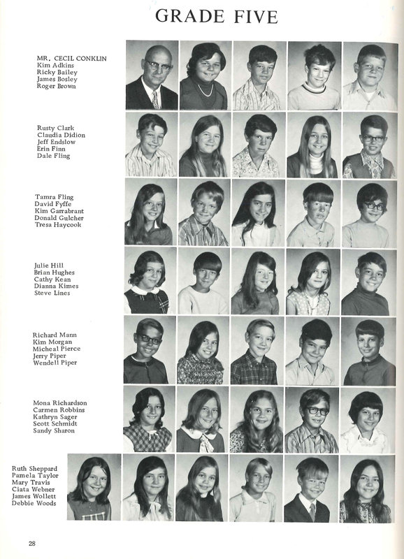 Big Walnut Elementary School. Galena, Harlem, Sunbury, Middle School. 1972-1973 (p. 30)