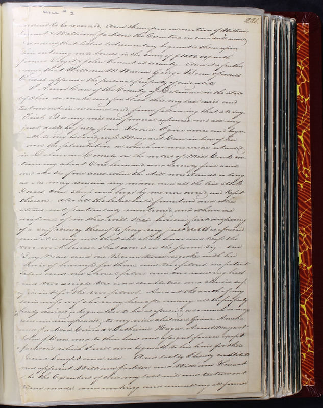 Delaware County Ohio Will Records Vol. 2 1835-1850 (p. 266)