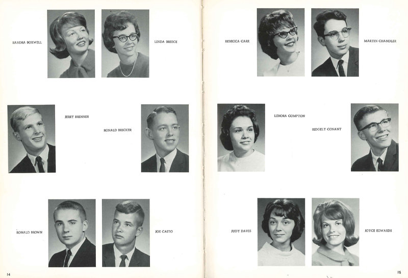 Big Walnut High School Yearbook. 1965: The Flame (p. 10)