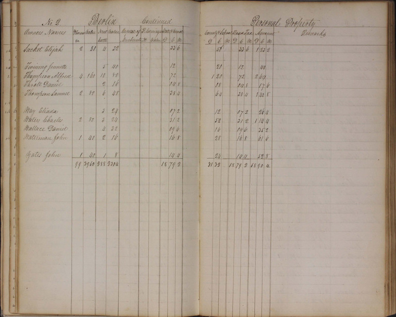 Delaware County Tax Duplicate 1827 (p. 30)