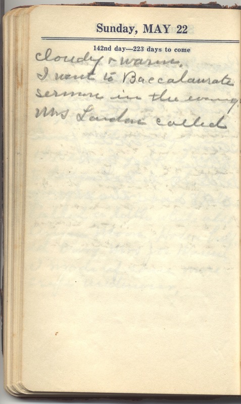 Roberta Hopkins' Diary 1927 (p. 148)