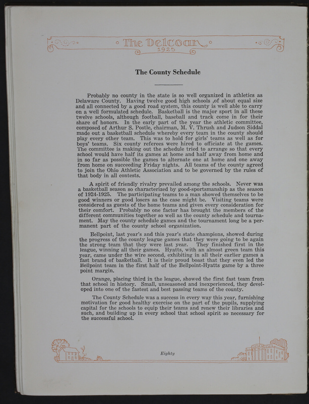 The Delcoan 1925. The annual yearbook of the twelve centralized schools of Delaware County (p. 84)