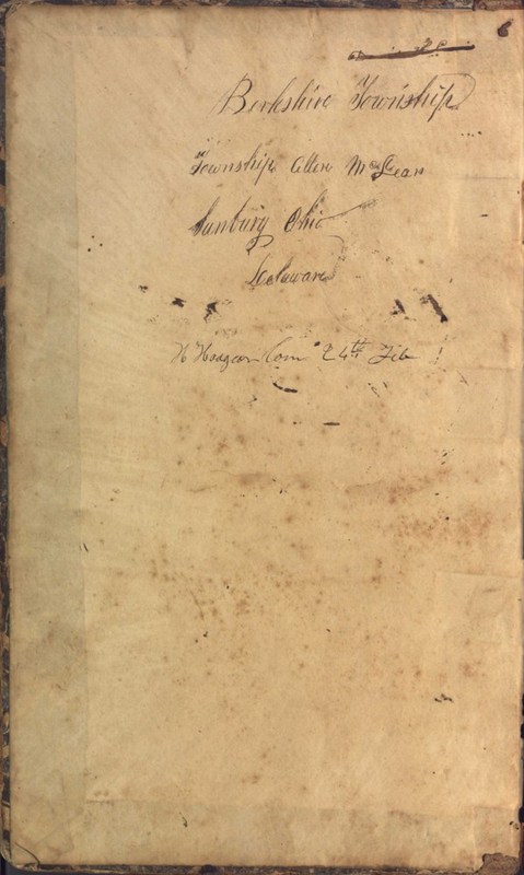 Record Book of Berkshire Township No. 2 1807-1843 (p. 2)