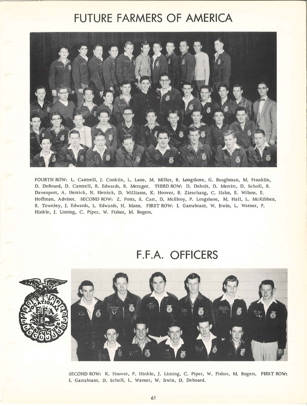 Big Walnut High School Yearbook. 1957: The Flame  (64)