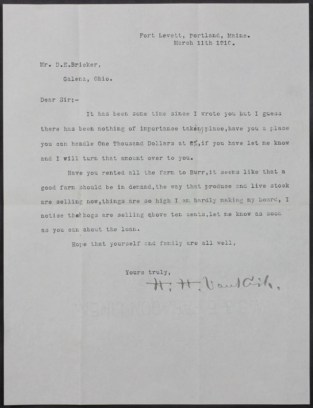 David E. Bricker Letters (p. 24)