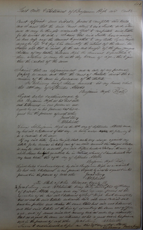 Delaware County Ohio Will Records Vol. 4 1859-1869 (p. 72)