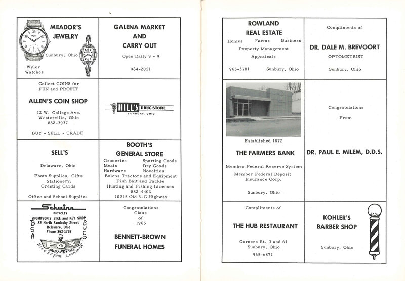 Big Walnut High School Yearbook. 1965: The Flame (p. 82)