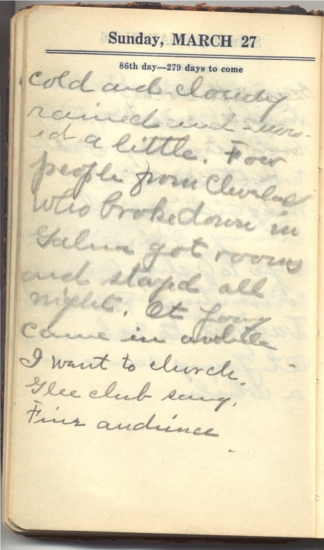 Roberta Hopkins' Diary 1927 (p. 92)