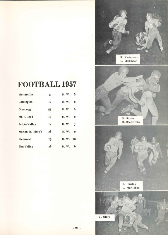 Big Walnut High School Yearbook. 1958: The Flame (24)