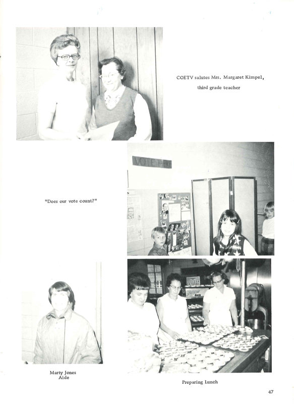 Big Walnut Elementary School. Galena, Harlem, Sunbury, Middle School. 1972-1973 (p. 49)