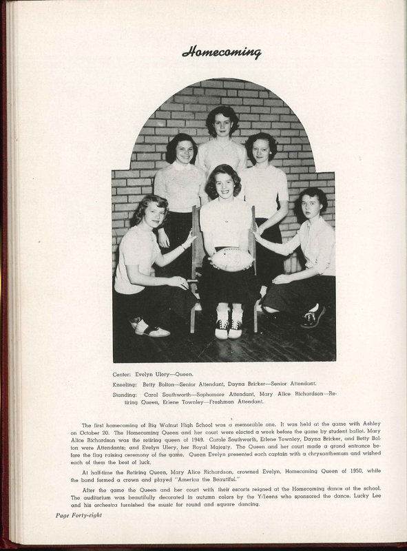 Big Walnut High School Yearbook. 1951: The Flame (53)