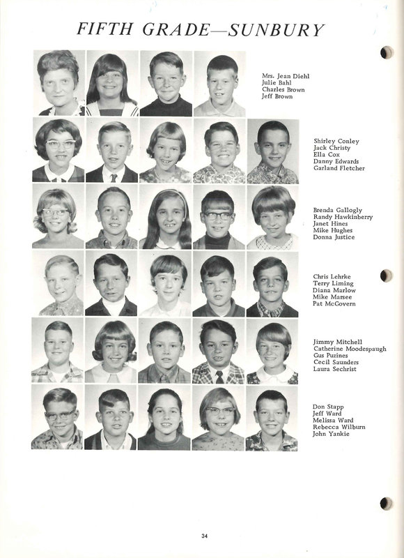 Big Walnut Elementary Schools, 1968. (p. 36)