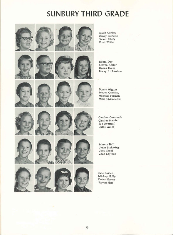 Big Walnut Elementary Schools. 1964: Harlem, Galena, Sunbury (p. 33)