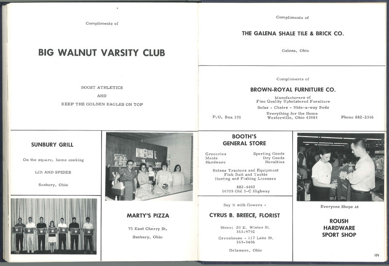 Big Walnut High School Yearbook. 1968: The Flame (p.88)