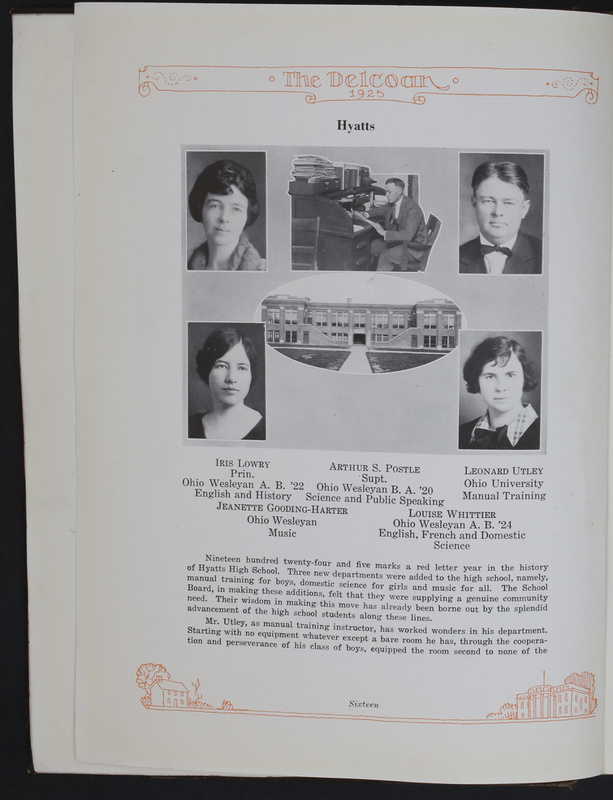 The Delcoan 1925. The annual yearbook of the twelve centralized schools of Delaware County (p. 20)