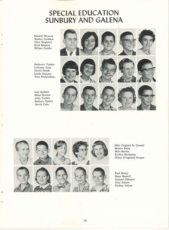 Big Walnut Elementary Schools. 1964: Harlem, Galena, Sunbury (p. 26)