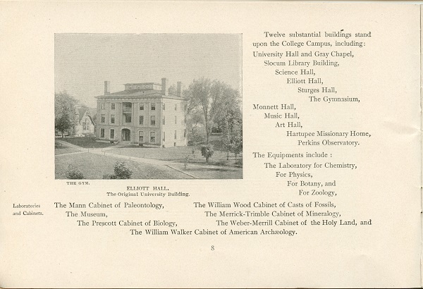 Bulletin of Ohio Wesleyan University (p. 10)