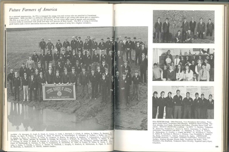 Big Walnut High School Yearbook. 1971: The Eagle (54)