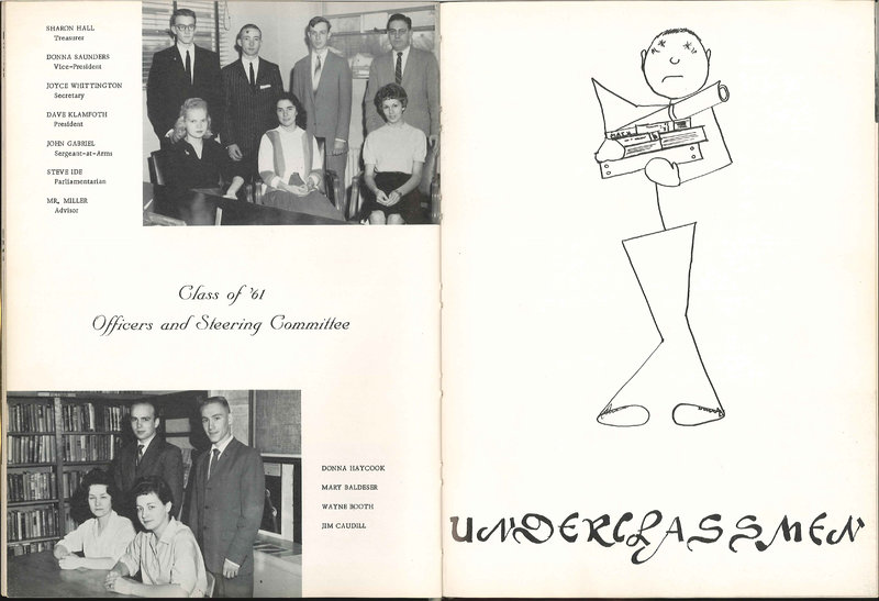 Big Walnut High School Yearbook. 1961: The Flame (p. 18)