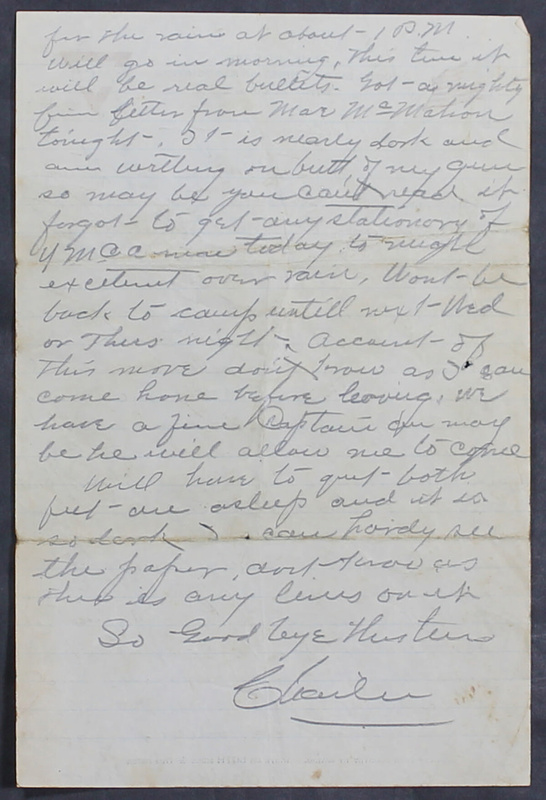 Charlie C. Bricker World War I Letters (p. 22)