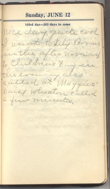 Roberta Hopkins' Diary 1927 (p. 169)