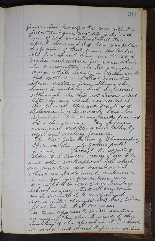 Sessional Records of the 1st Presbyterian Church of Trenton Delaware County Ohio 1873-1937 (p. 298)