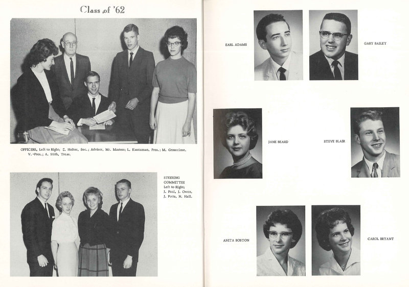 Big Walnut High School Yearbook. 1962: The Flame (10)